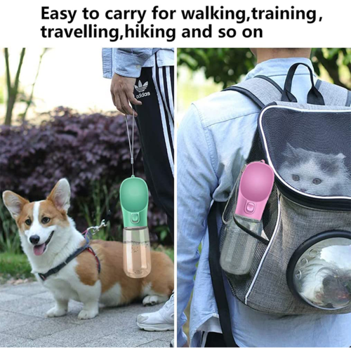 Outdoor Pet Dog Feeder Bowls Cats Dogs Travel Water Dispenser Feeder – Image 3