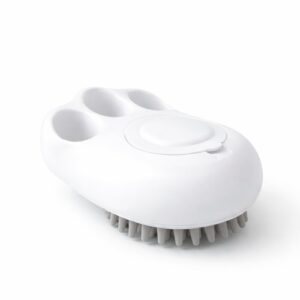 2 in 1 Pet Bath Brush with Dispenser